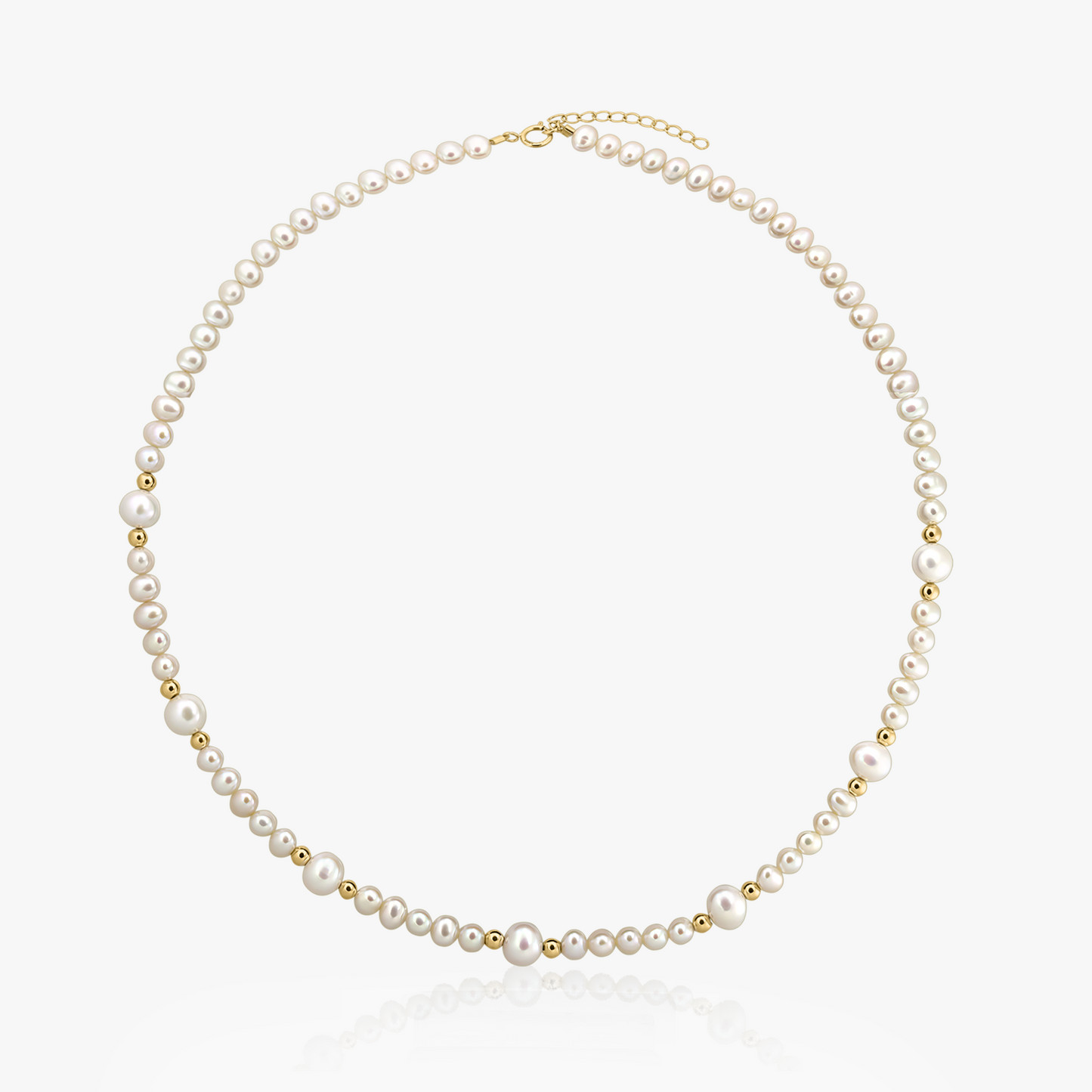 Colier din aur Meghan - Perle Naturale