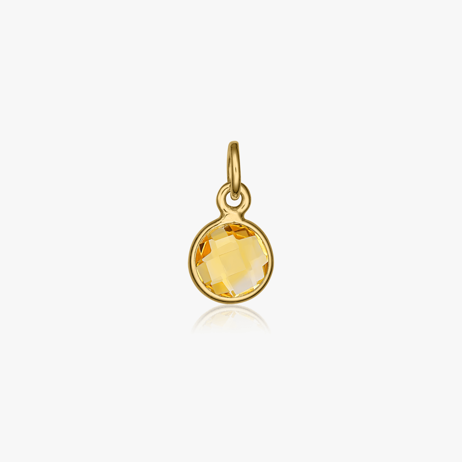 Pandantiv din argint Birthstone Golden November - Citrin