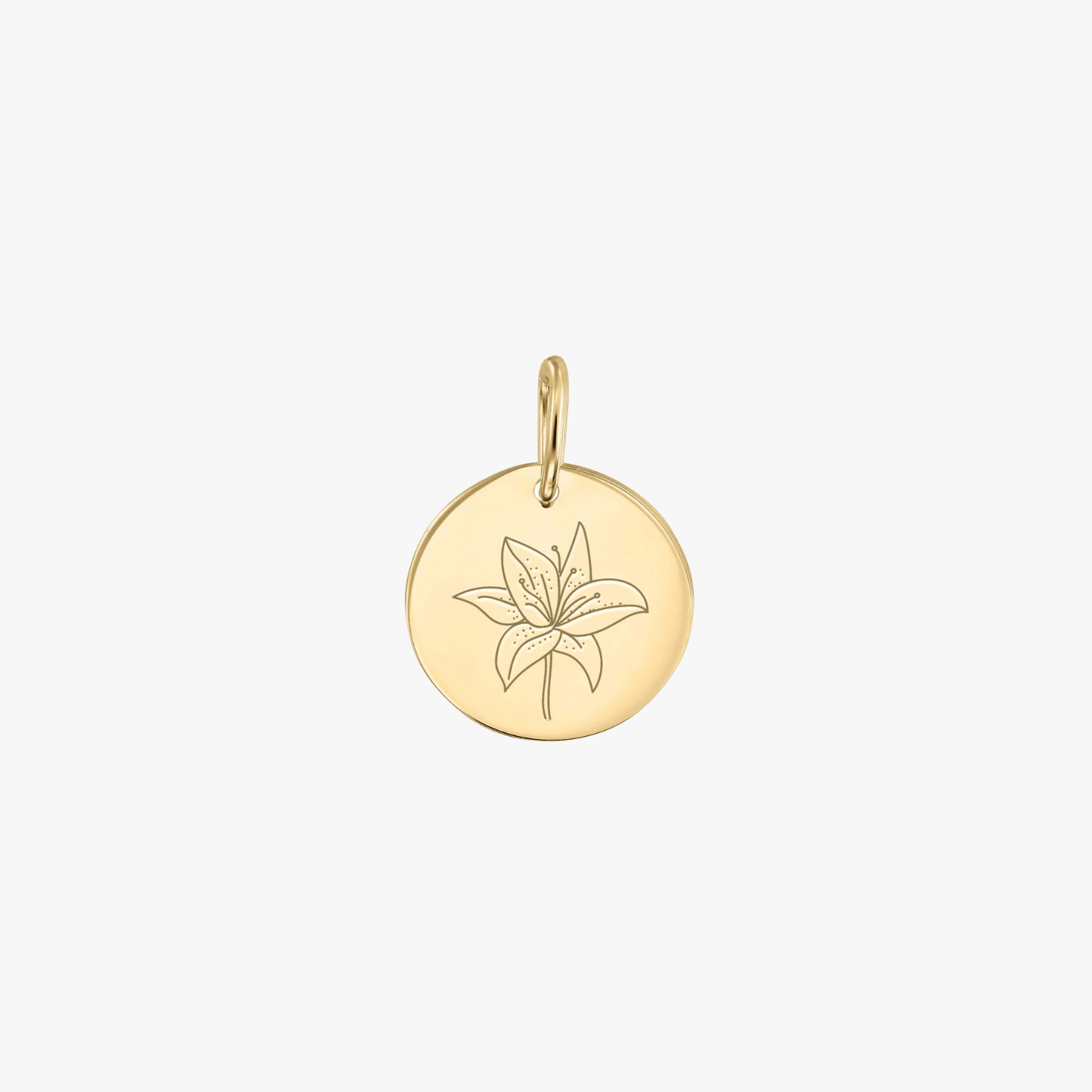 Pandantiv din aur Birth Flower - May Lily