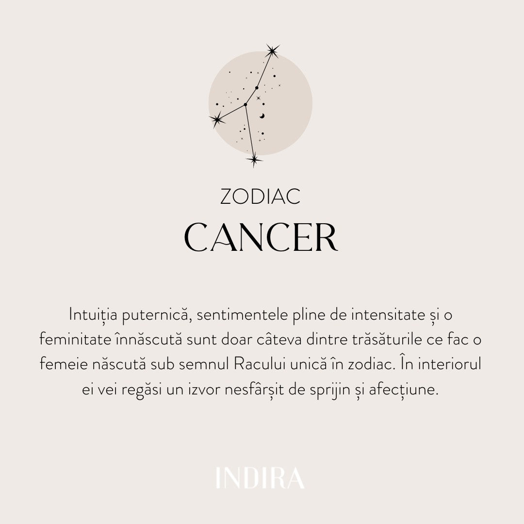 Pandantiv din aur Zodiac - Cancer