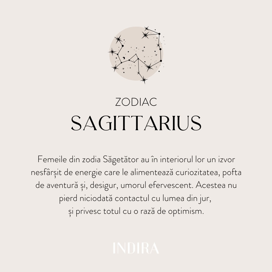 Pandantiv din aur Zodiac - Sagittarius